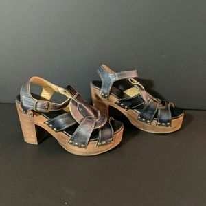 Bed Stu Heels ankle Strap Good condition 6 1/2